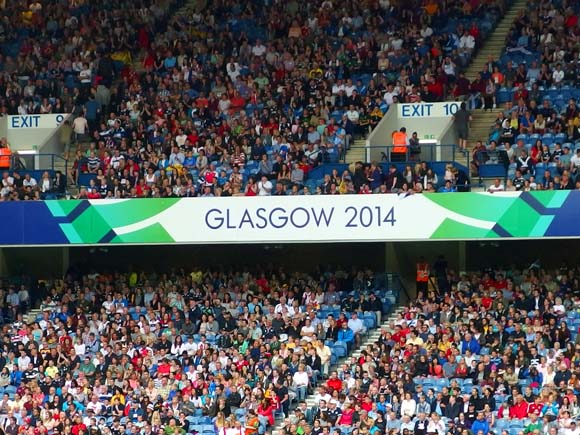 picture showing At the 2014 Commonwealth Games in Glasgow, Sword Security provided professional event management services including logistics and planning.